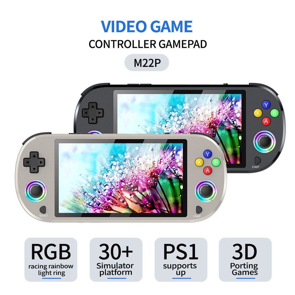 Przenośna konsola retro z podwójnym joystickiem