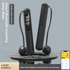 Smart Fitness Skipping Rope with Bluetooth Counting and Weights