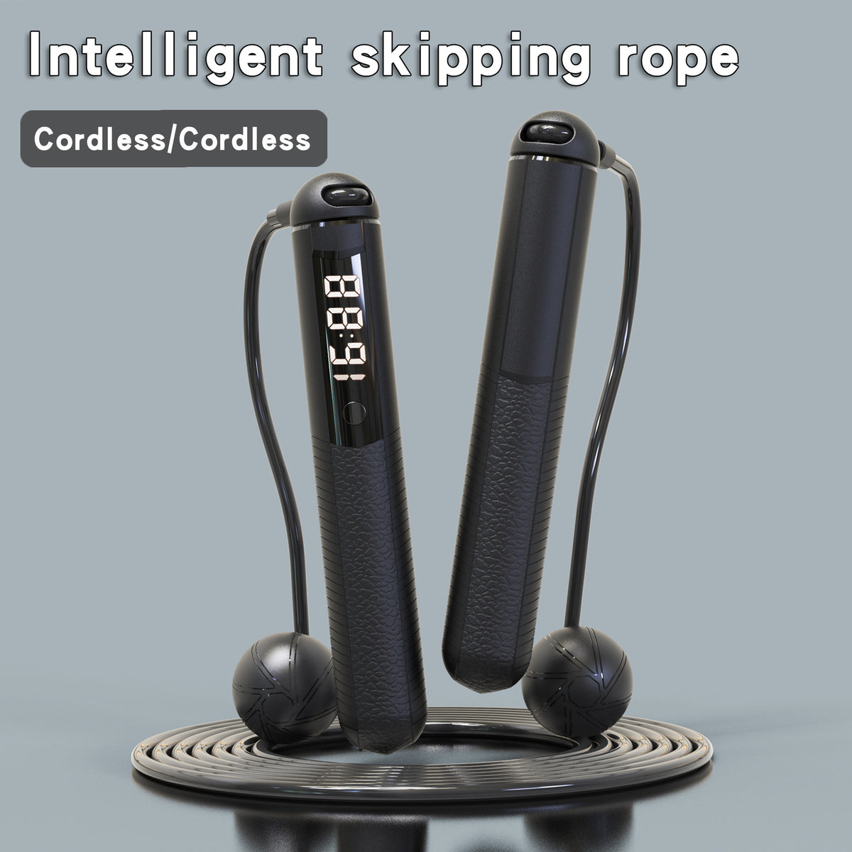 Inteligentna skakanka fitness z funkcją liczenia przez Bluetooth i obciążeniem