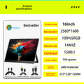 Przenośny monitor 16 cali 144 Hz 2.5K